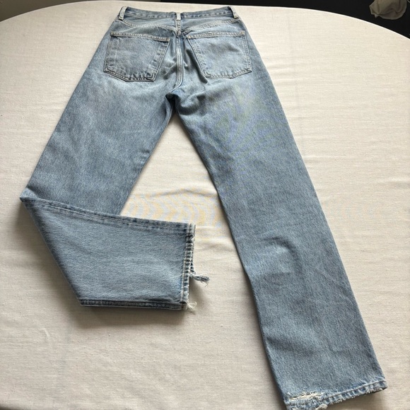 Agolde 90s Pinch High Rise Crop Straight Jeans Endless Size 25 A154D-1206 - Picture 8 of 14